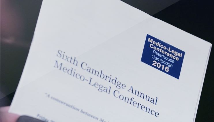 Dr Spencer co-organised the 2016 Medico-Legal Pain Conference, held on 30 September 2016 at Peterhouse College, Cambridge.