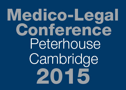 Dr Spencer co-organised the 2014 Medico-Legal Pain Conference, held on 26 September 2014 at Peterhouse College, Cambridge.